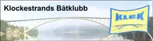 Då Lena var en aktiv medlem och båtägare gjorde hon webbsidan till Klockestrands Båtklubb
